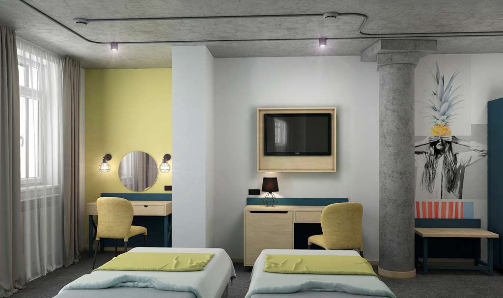 Jam Hotel Hnatyuka Lviv Szoba fotó
